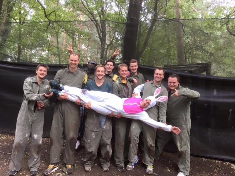 Paintball vrijgezellenfeest