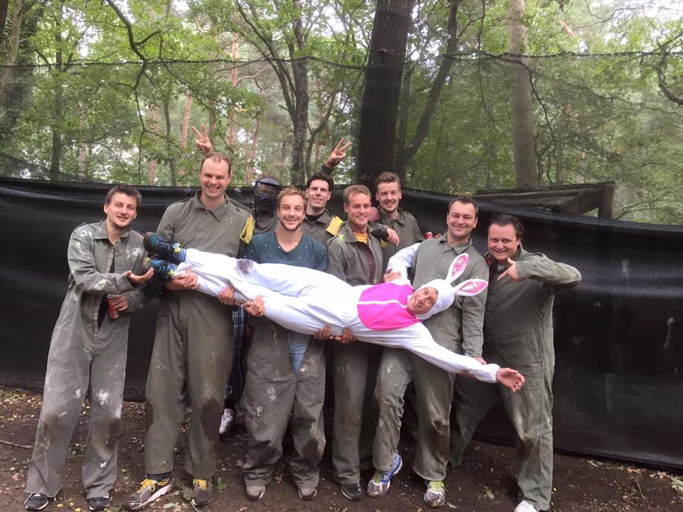 Paintball vrijgezellenfeest